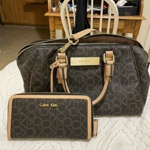 Calvin Klein Purse and Matching wallet